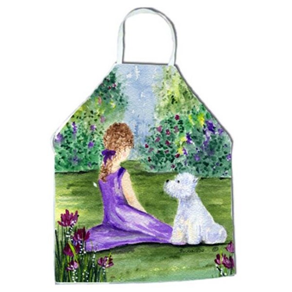 Carolines Treasures Carolines Treasures SS8246APRON Westie Apron - 27 x 31 in. SS8246APRON - main